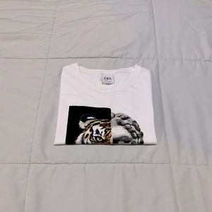 ZARA Tiger x Poseidon Graphic Tee